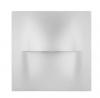Lisca Aluminium White Square LED Step or Wall Light IP65